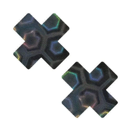 Neva Nude Holographic Nipple Pasties - Eye-Catching Style