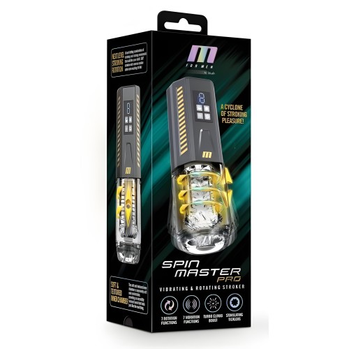 Blush M For Men Spinmaster Pro Stroker - Grey