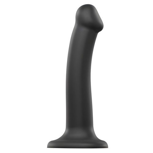 Strap On Me Silicone Bendable Dildo Medium - Black