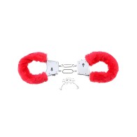 FF Beginner Furry Cuffs Red