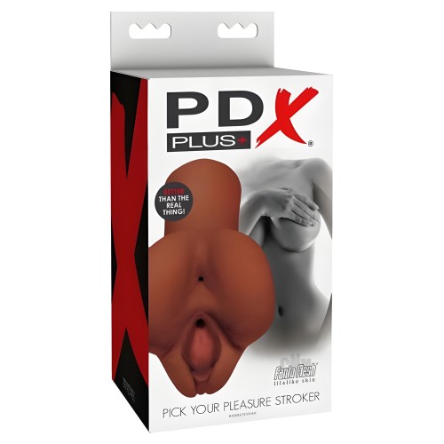 Stroker PDX Plus Escoge tu Placer - Marrón
