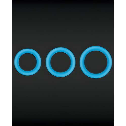 Firefly Halo Small Cockring - Blue