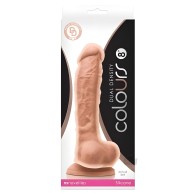 Colours Dual Density 8 Dildo - White