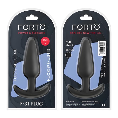 Plug F-31 FORTO Negro Grande