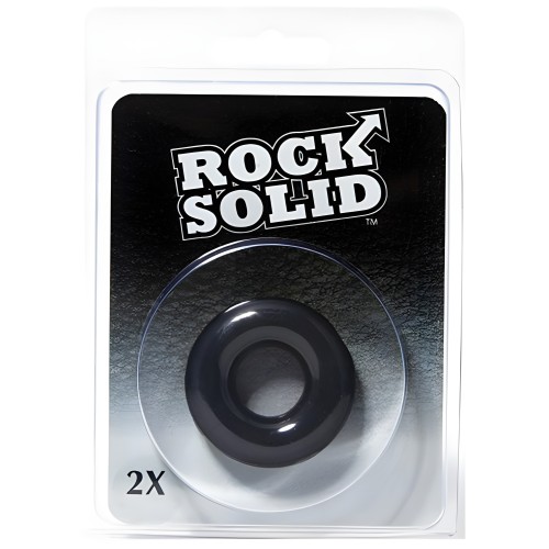 Anillo Donut Negro Rock Solid 2