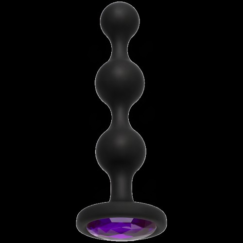 Perlas de Silicona Usables Booty Bling - Púrpura