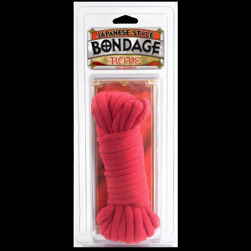 Japanese Style Bondage Cotton Rope - Red