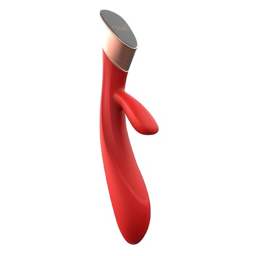 Metis Touch Panel Rabbit Vibrator - Red