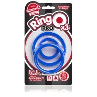 Ringo Pro X3 Cock Rings - Blue
