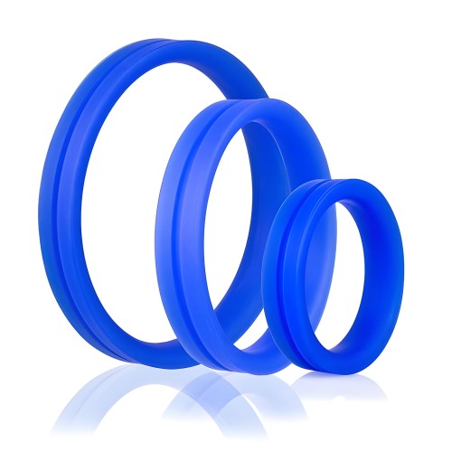 Ringo Pro X3 Cock Rings - Blue