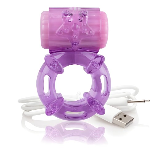 Charged Big O Purple Cock Ring