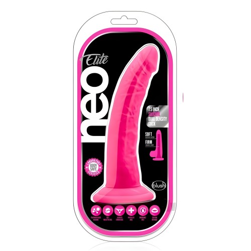 Blush Neo Elite 7.5 Silicone Cock - Neon Pink