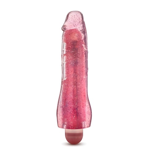 Blush Glow Dicks Glitter Vibrator - Molly Pink