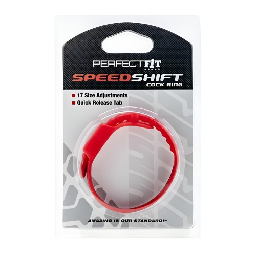 Anillo para el Pene Perfect Fit Speed Shift - Rojo