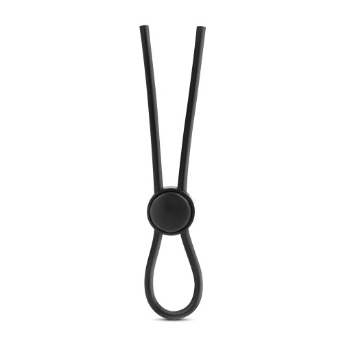Stay Hard Silicone Loop Cock Ring - Black