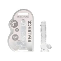 Shots RealRock Dildo - Crystal Clear Pleasure