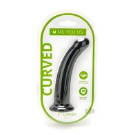 Dildo Curvado de Silicona Myu 6 Negro