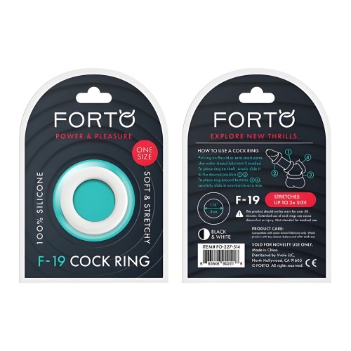 FORTO F-19 C-Ring - Blanco/Negro