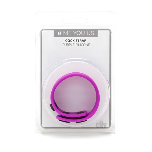 Myu Silicone Cock Strap Purple - High Quality Accessory