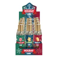 Holiday Lube 3 Flavor Display - 18 Pieces