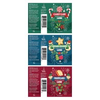 Display de Lubricante Navideño 3 Sabores - 18 Piezas