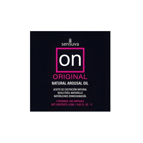 Aceite Natural de Arousal Para Ella - Paquete de Ampolla