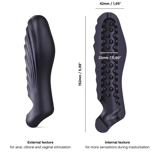 MAN WAN Ryzer Extensor de Pene - Negro