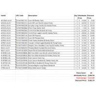 FL 20 Piece Grab Bag Large/X-Large Mix B - Lingerie Surprise