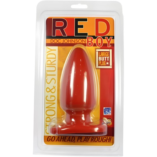 Plug Anal Grande Red Boy - Rojo