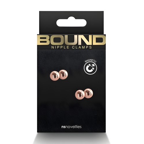 Pinzas para pezones Bound M1 Rosa Oro