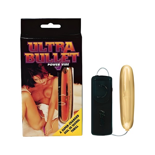 Ultra Bullet with Controller (Gold) - Vibrating Pleasure