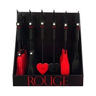 Exhibidor de Mini Crops & Flogger Rouge