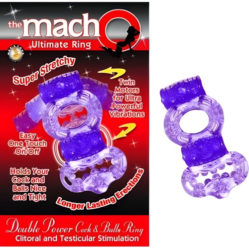 Macho 2x Power Cock/Ball Ring