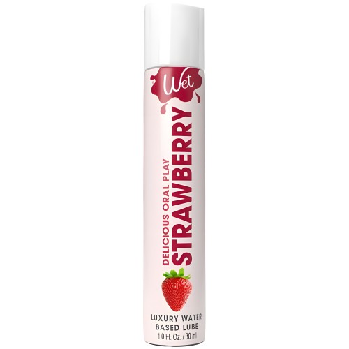 Lubricante Oral de Fresa Wet 1 Oz