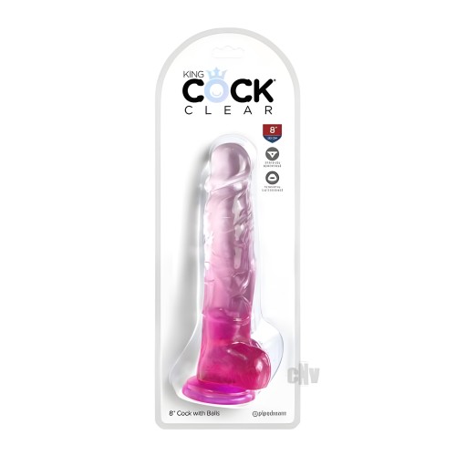 Dildo Realista King Cock Clear 8"