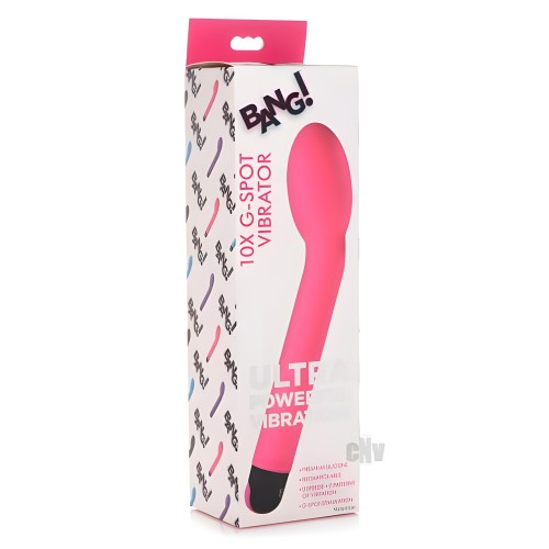 Bang 10x Gspot Vibrator - Pink