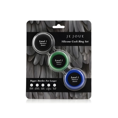 Je Joue 3-pack Silicone C-rings - Explore Pleasure