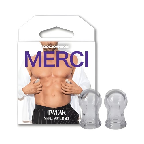 Merci Tweak Set Clear - Nipple Suction Set