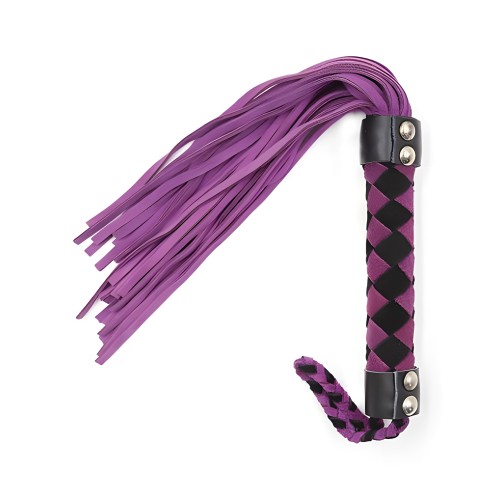 Ple'sur 15.5 In. Leather Flogger Purple