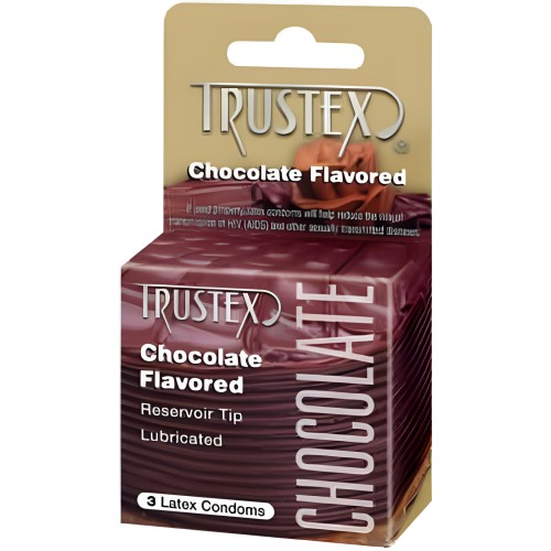 Condones Sabor Chocolate Trustex 3 Pack