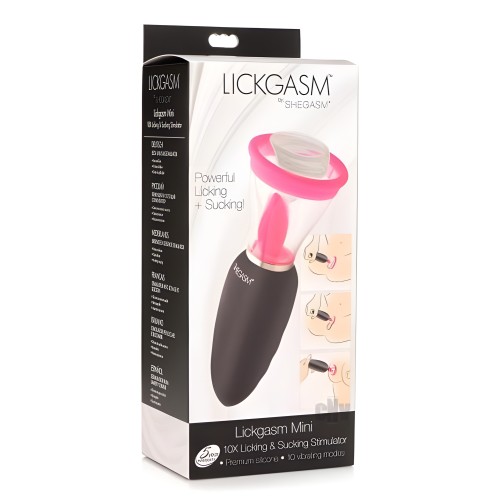 Inmi Lickgasm Mini Negro/Rosa