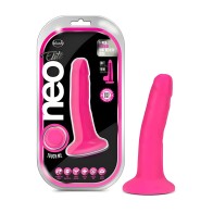 Neo Elite Dual-density Cock - 6-inch Neon Pink