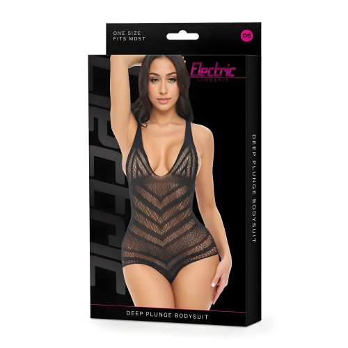 Electric Deep Plunge Bodysuit