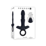 Vibrador de Anillo Recargable Gender X Slayer - Negro