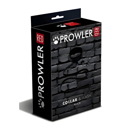 Prowler Red Collar And Leash - Stylish Restraint