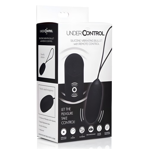 Silicone Vibrating Bullet - Remote Control