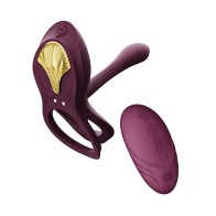 Anillo Vibrante para Parejas Zalo Bayek con Control Remoto - Púrpura Terciopelo