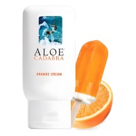 Aloe Cadabra Organic Lubricant - 2.5 Oz Orange Cream