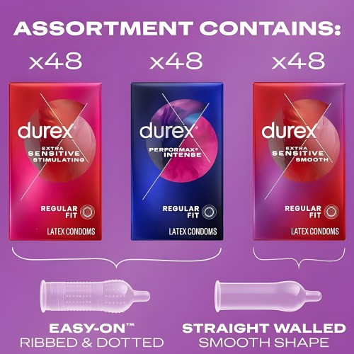 Pack Variedad Durex 144 Ct