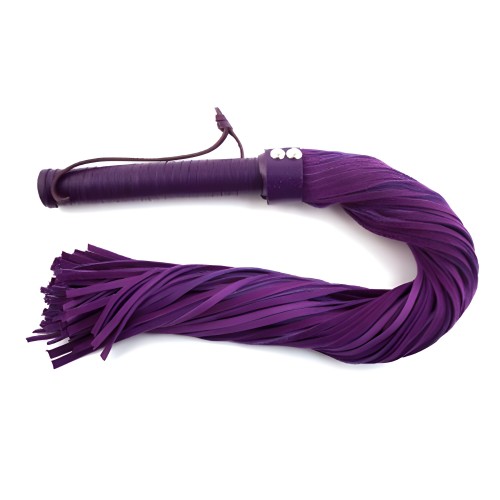 Rouge Suede Flogger - Whips & Paddles